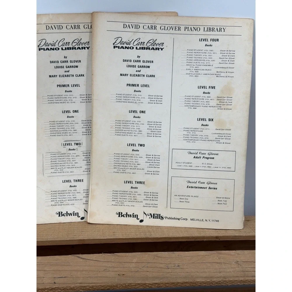 2‎ David Carr Glover Piano Library Piano Theory Level 3 Programmed Text Books